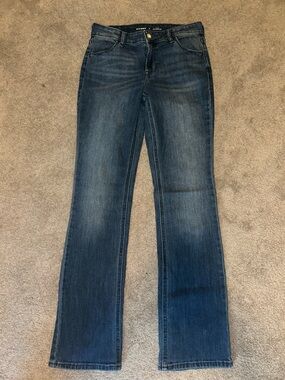 Old Navy Women's Dark Blue Boot-Cut Jeans